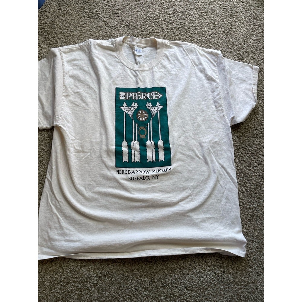 Pierce Arrow Museum Buffalo Tshirt Streetwear Indie Sleaze Retro 90s Vintage L